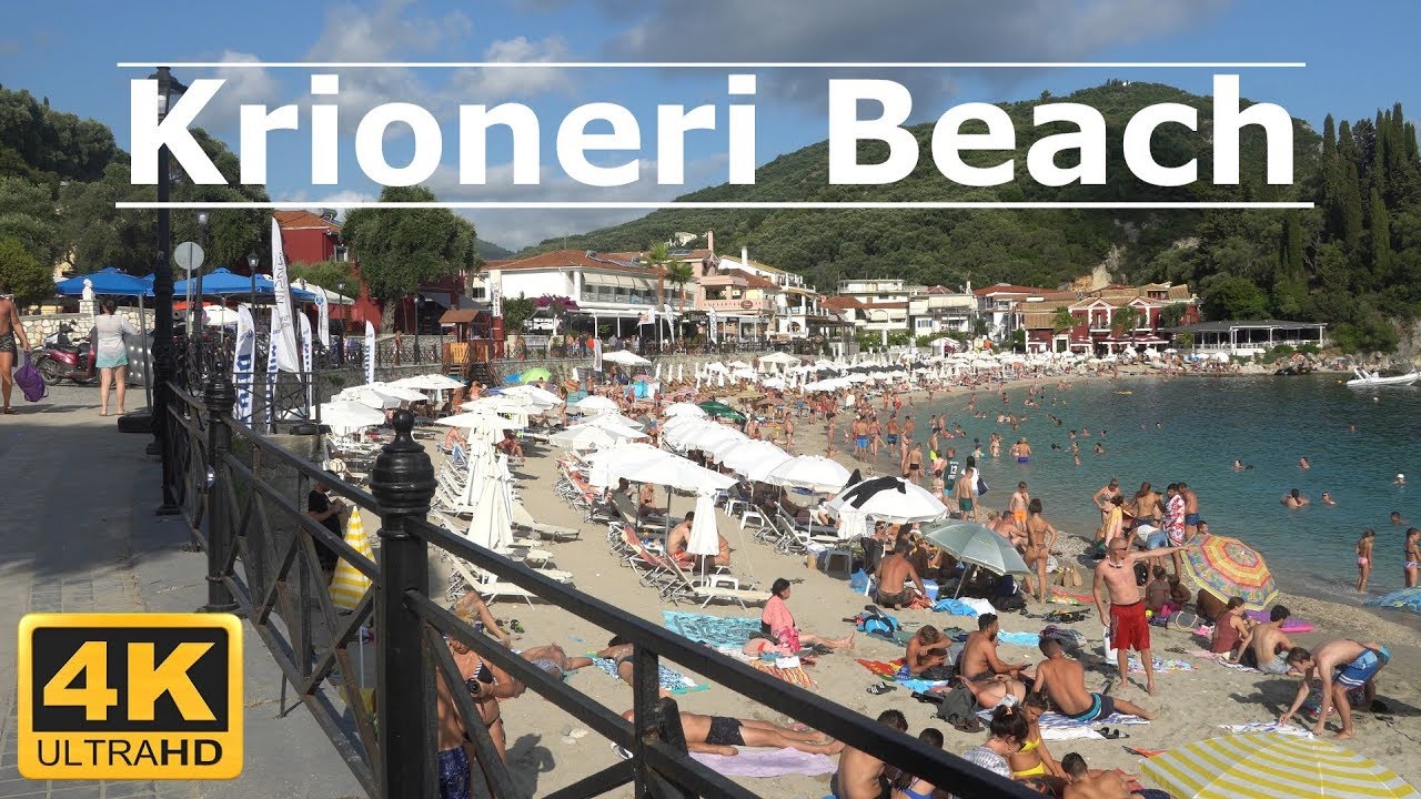 Krioneri Beach Parga Greece 2019 in 4K