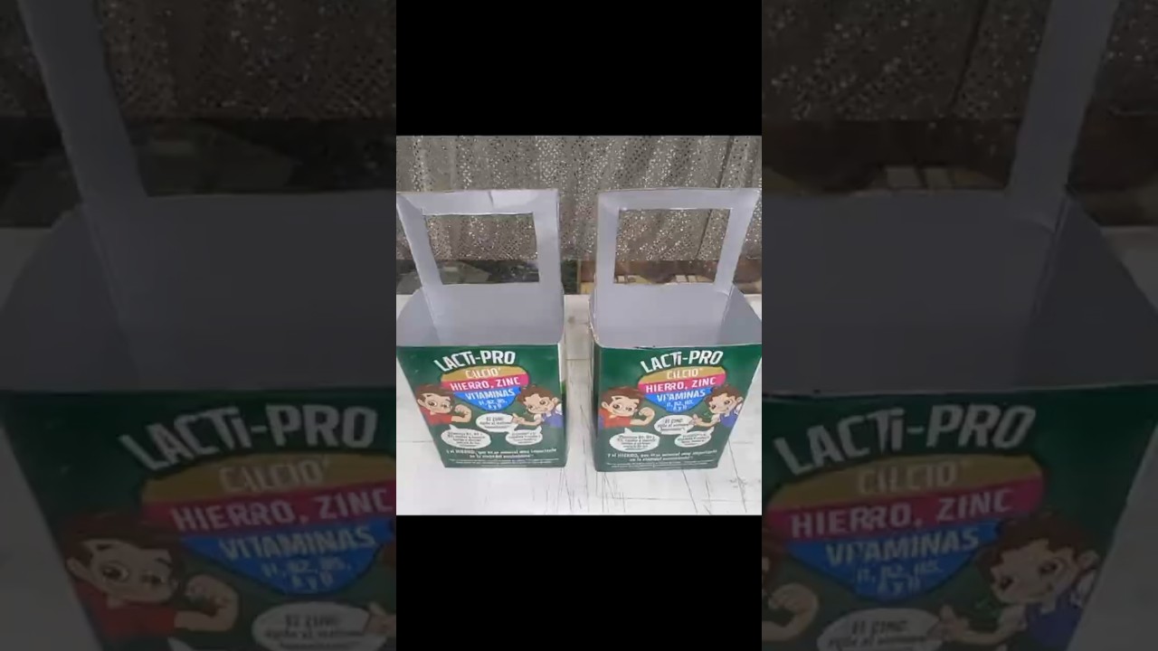 ♻️ Parte 1: ORGANIZADOR hecho con CAJAS de LECHE
