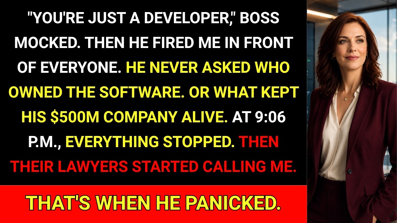 My Boss Said I Was &ldquo;Just a Developer&rdquo; &mdash; So I Cut the License Behind His $500M Company