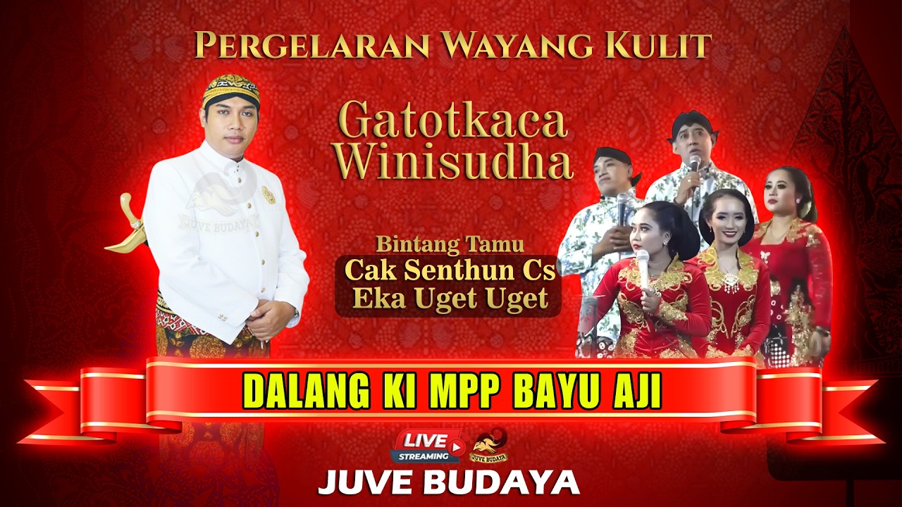 🔴 WAYANG KULIT KI BAYU AJI - GATOTKACA WINISUDHA - CAK SENTHUN CS (REC)