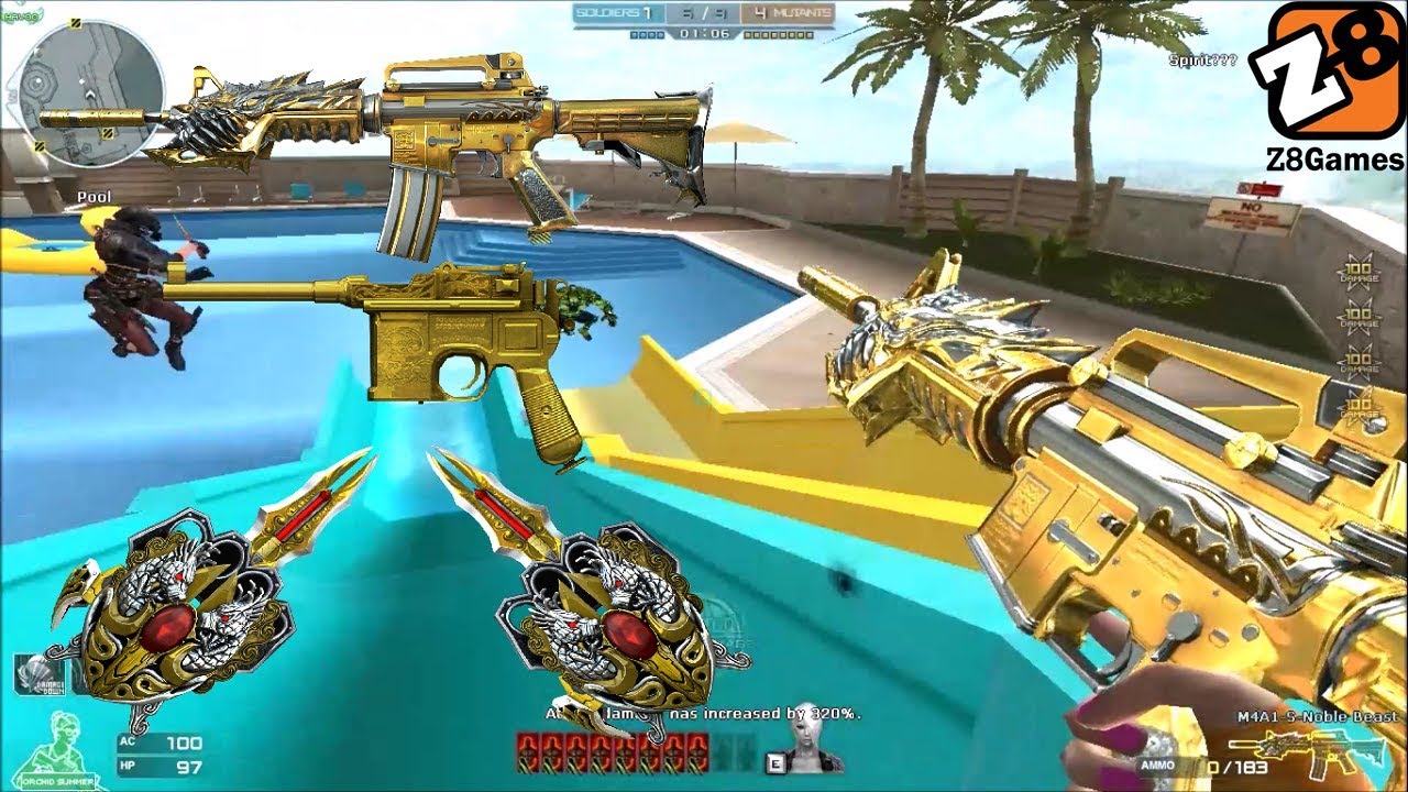 Crossfire NA 2.0 : M4A1 Iron Noble Beast - Hero Mode X - Zombie V4