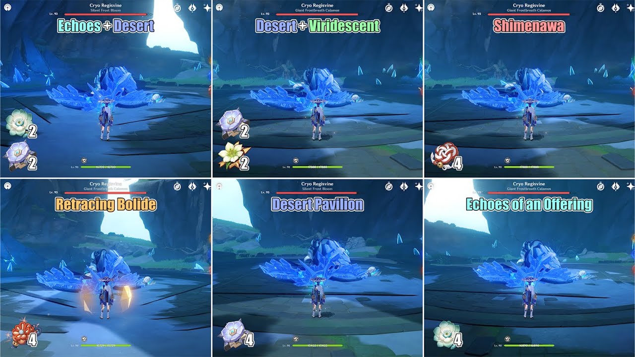Scaramouche/Wanderer Artifacts Comparison | Genshin Impact