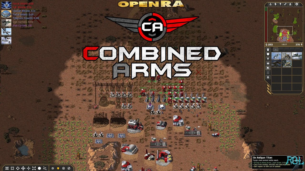 OpenRA Combined Arms - 2v2 - EP2 - Longplay/Gameplay - W/Florida Man