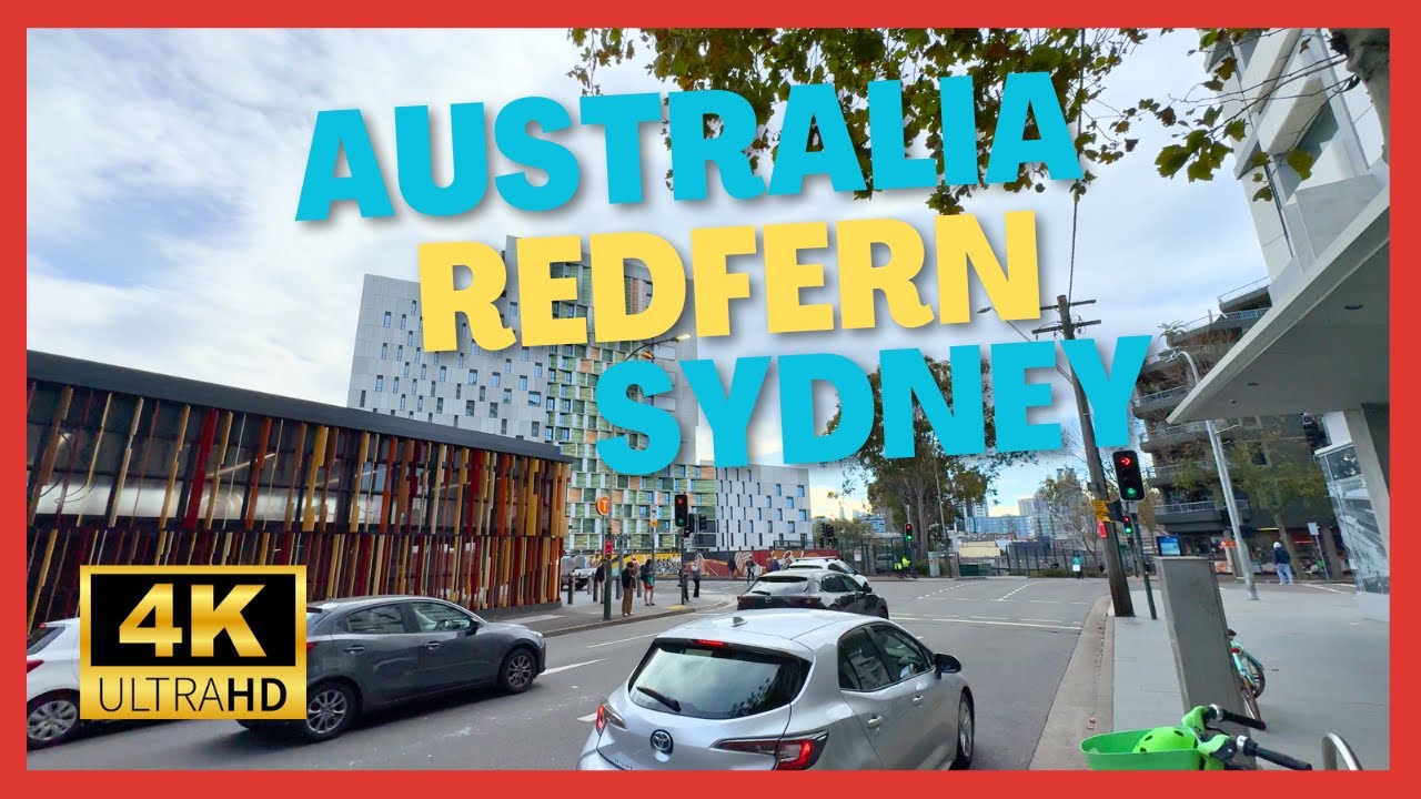 【4K Walk】Walking in Redfern An Inner Southern Suburb of Sydney Australia 2024
