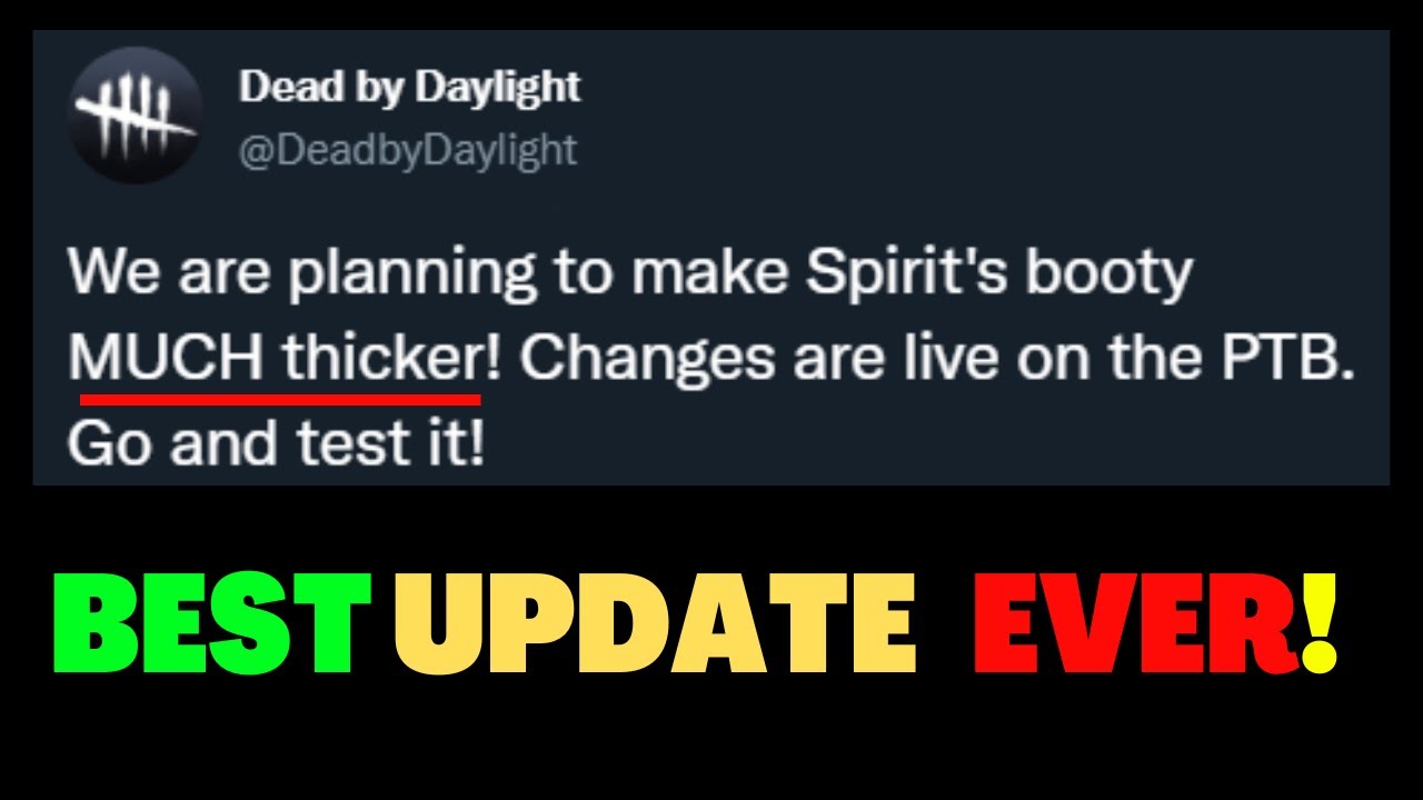 Is this The Best Mid-Chapter Patch in DBD's History?