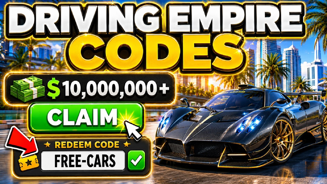 ALL NEW CODES FOR DRIVING EMPIRE 2026 🔥 $10M FREE MONEY & CARS! WORKING ROBLOX DRIVING EMPIRE CODES