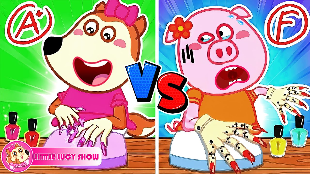 Little Lucy Show 🎀 Lucy’s Magic Nails in Barbie Class 💅 Who Cheats to Get Ahead?| Honesty Lesson
