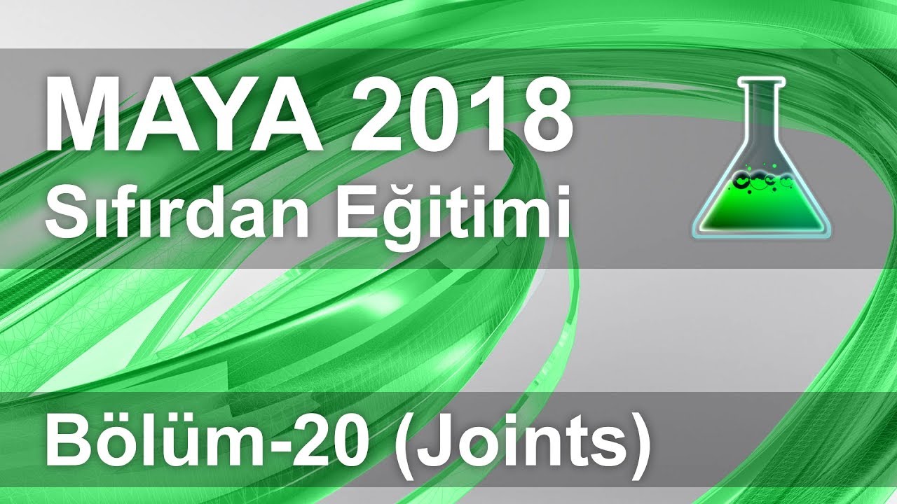 Maya 2018 Eğitimi Bölüm-20 (Rigging / Joints)