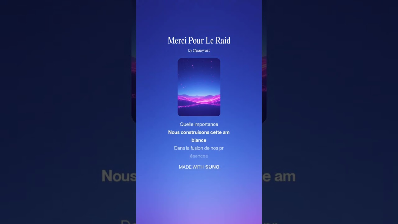 Papyrast - Merci pour le Raid #suno #iamusic