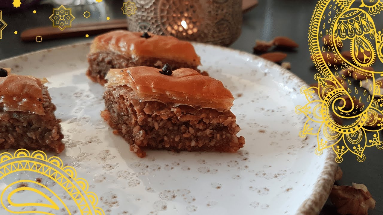 Recette baklawa à la pâte filo