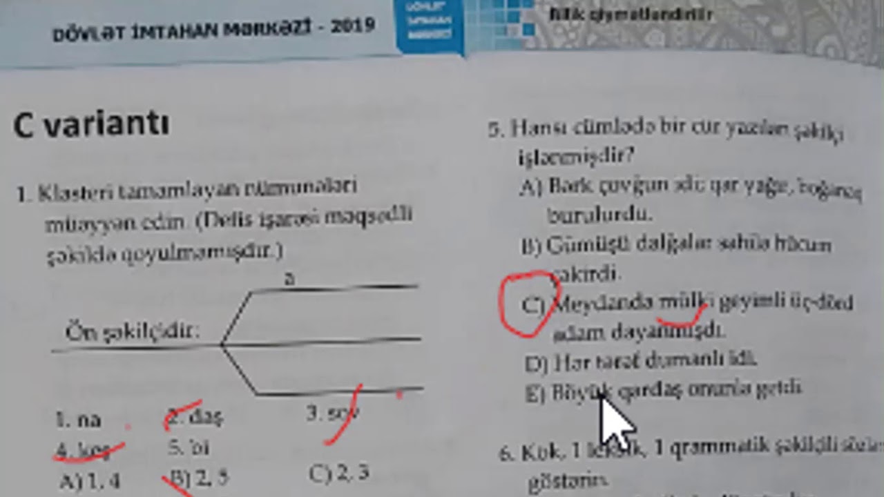 Dərs 23. Söz yaradıcılığı. Test tapşırıqları üzərində iş.