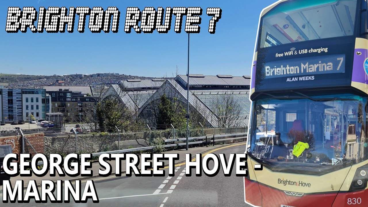 Brighton Bus Route 7: George Street Hove - Marina