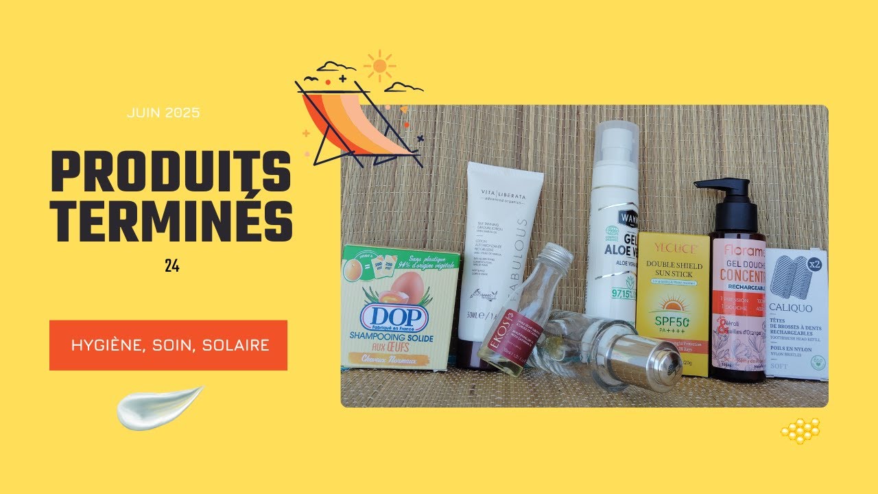 Mes cosmétiques terminés + le meilleur sérum beauté à ne pas rater !