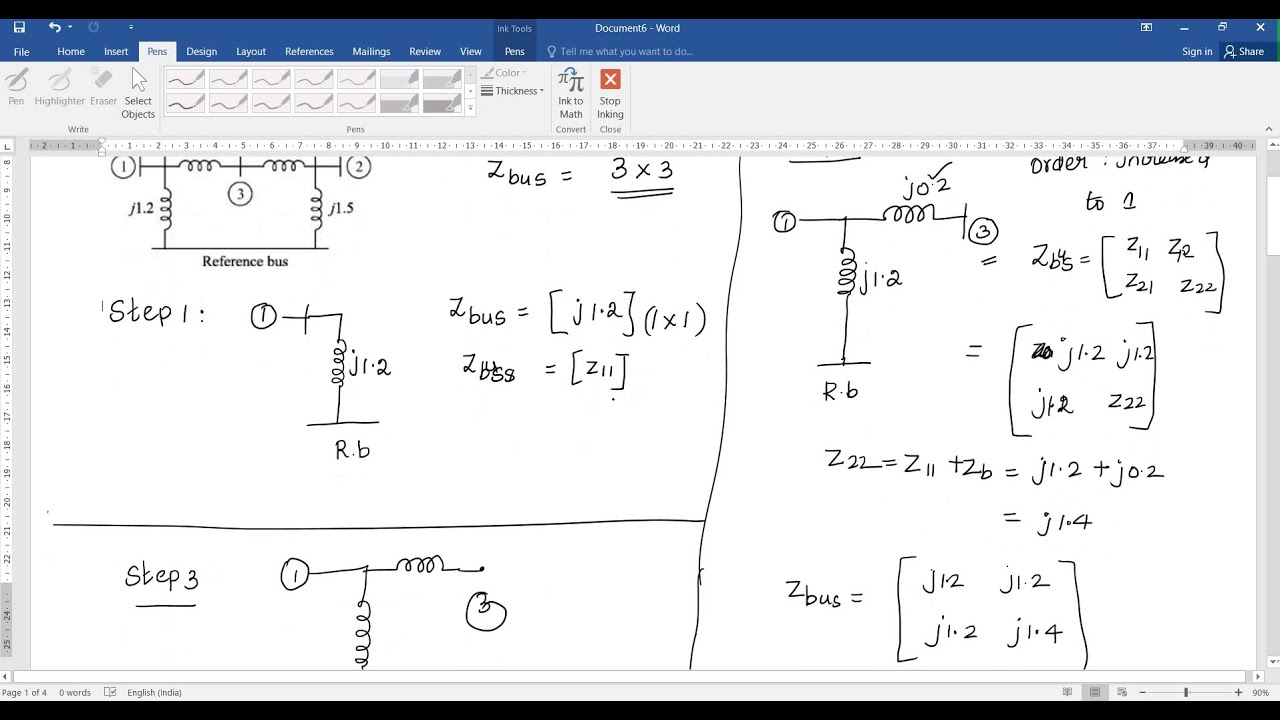 Zbus  formation - Bus building algorithm