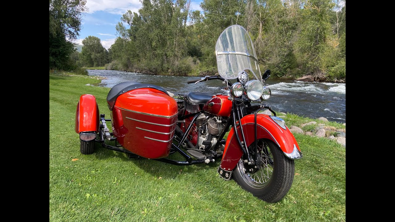 1941 Indian Chief Vintage Motorcycle with Sidecar - Consignment Sale