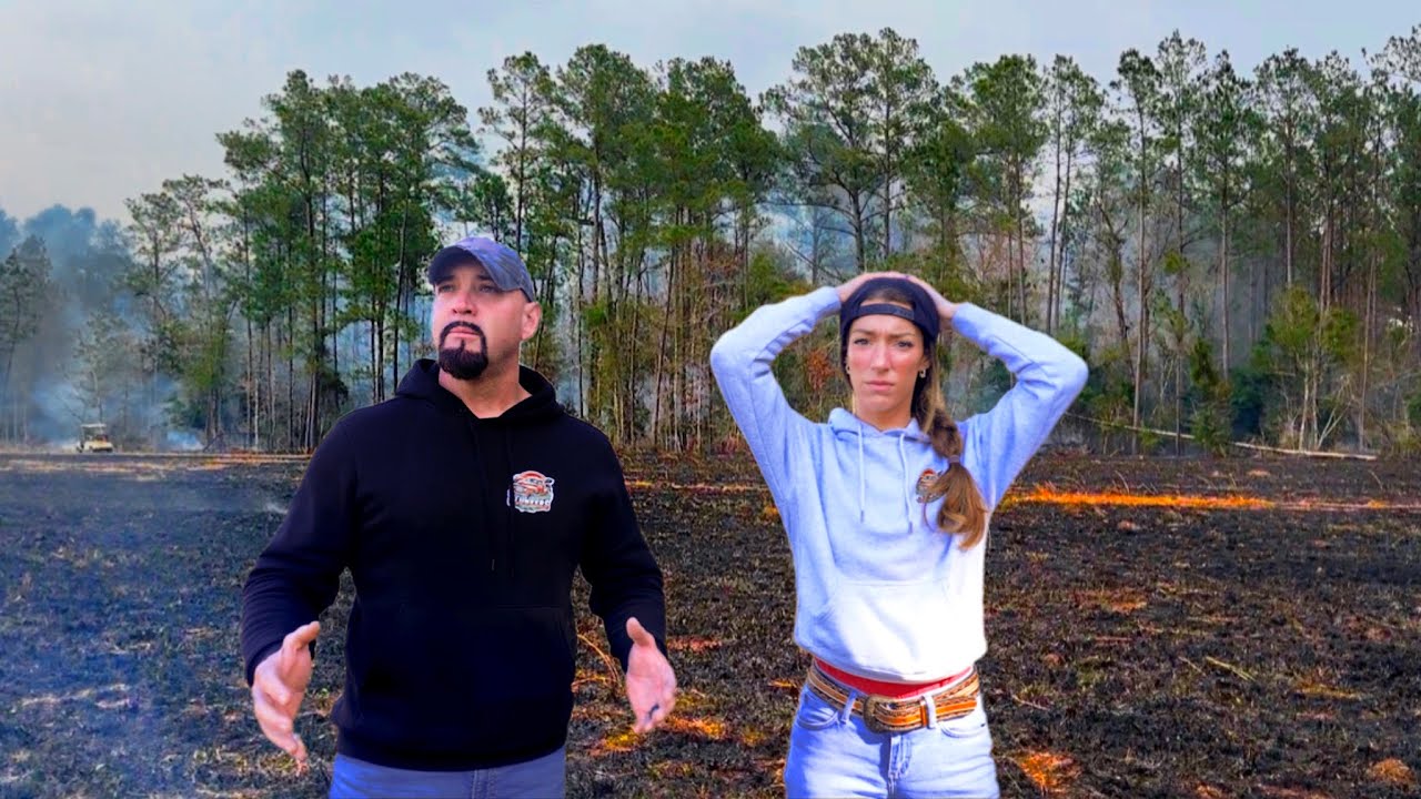 Unexpected DANGER! | Fire on OUR Property