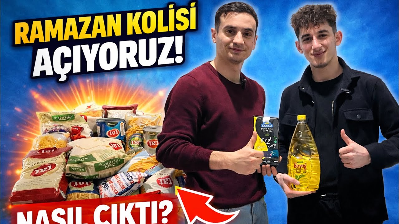 Ramazan kolisi açtık #istanbul #1million #keşfet #ramadan 