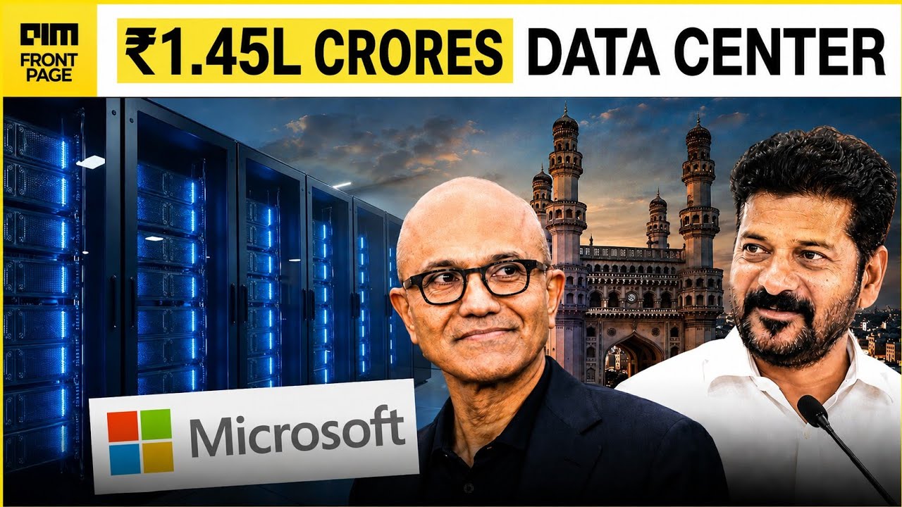 BIG MOVE: Microsoft Returns to Hyderabad After 30 Years With a $17.5 Billion AI Infrastructure Bet