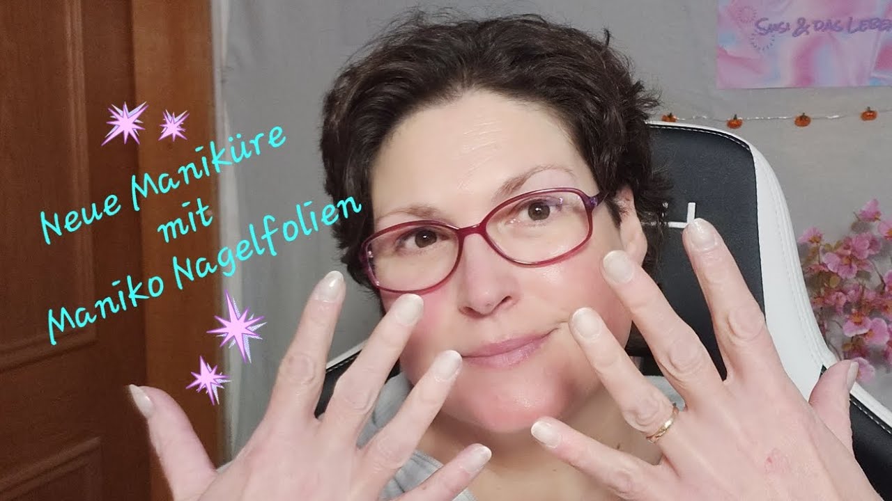 5 vor 12 ! Total überfällige Maniküre mit UV-Nagelfolien.   #maniküre #maniko  #unbezahltewerbung