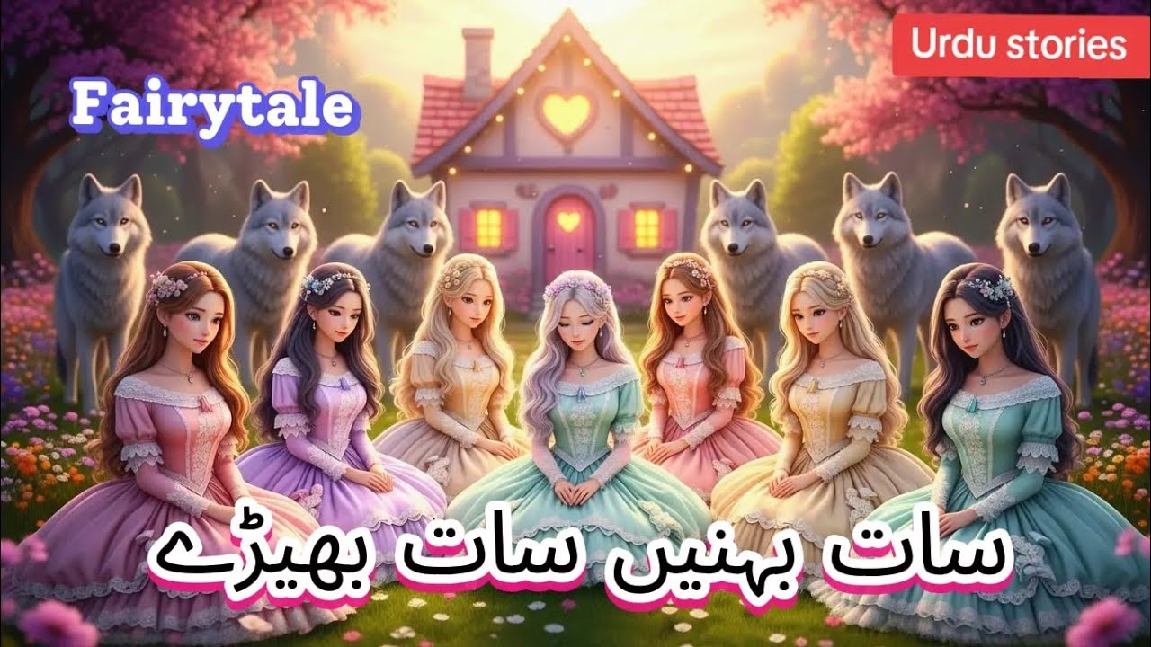 Seven Sister & Seven Wolfs | Urdu Stories | Hindi fairy tales | #urdustories #urdufairytales