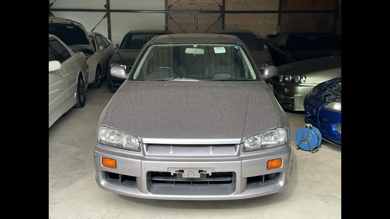 Buying an R34 at a Tokyo Car Auction with E_Ought and Jitsu Motors, IT'S FOR SALE!