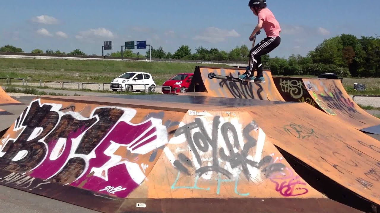 Løbehjul #4 Køre i Roskilde skatepark