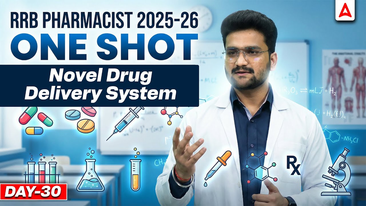 Novel Drug Delivery System One Shot | RRB Pharmacist Exam Preparation 2025-26 | Day-30