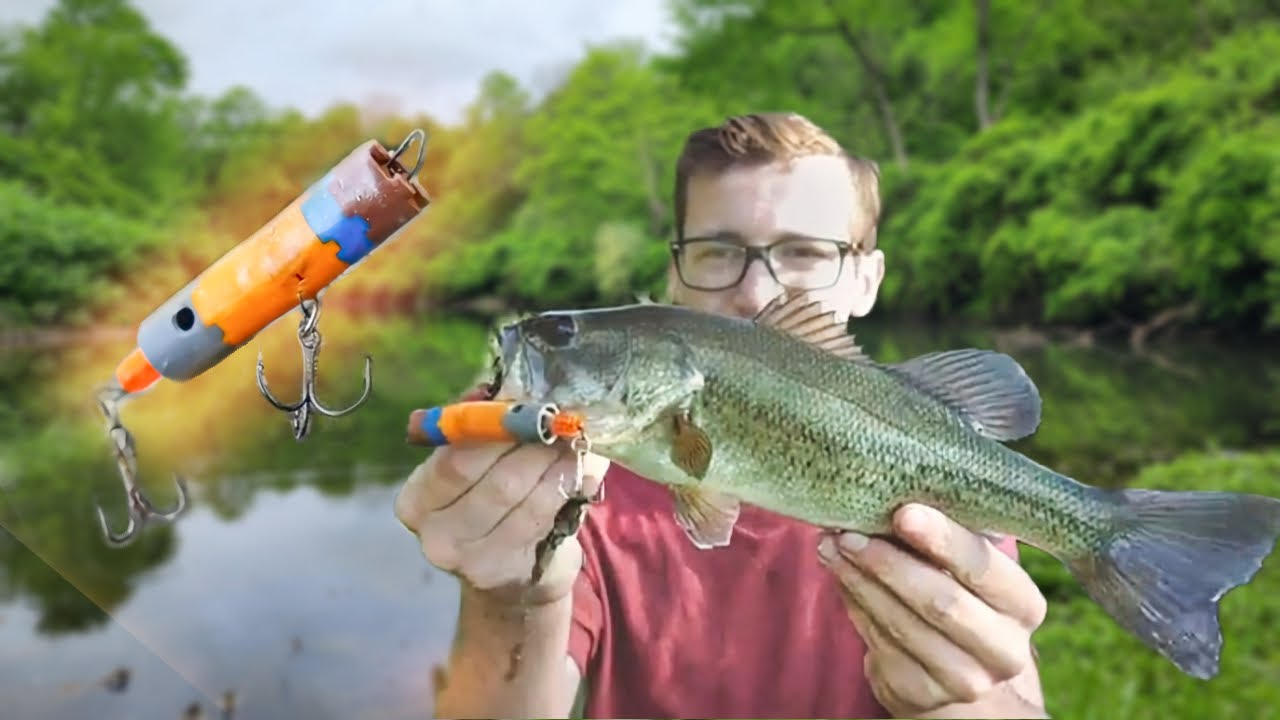 I Tried Fishing With A Lego Fishing Lure...