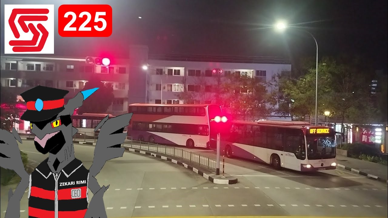 [全区間前面展望] SG5892Y 225W (反時計回り) - MAN ND323F A95 Euro 5, Bedok → 3街 (循環)