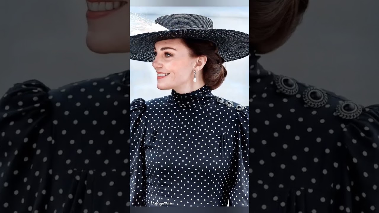Black dress with Kate || Princess Catherine #catherine