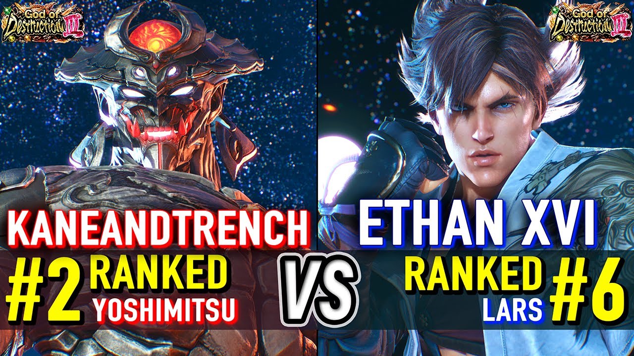 T8 🔥 KANEANDTRENCH (#2 Ranked Yoshimitsu) vs ETHAN XVI (#6 Ranked Lars) 🔥 T8 High Level Gameplay