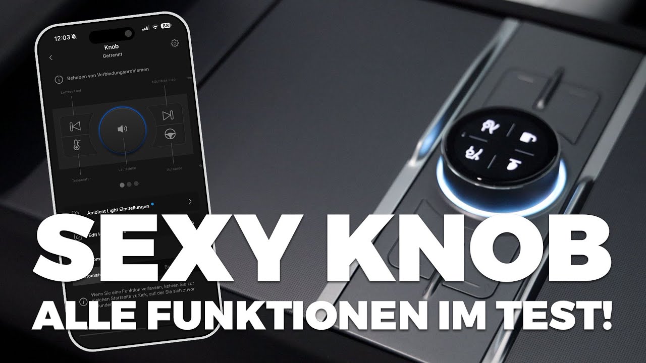 Sexy Knob im Tesla: Alle Funktionen, Features & versteckten Einstellungen
