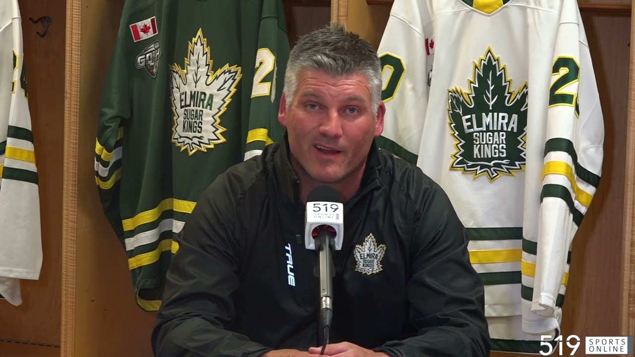 Elmira's Kyle Rank looks ahead to the upcoming GOJHL season