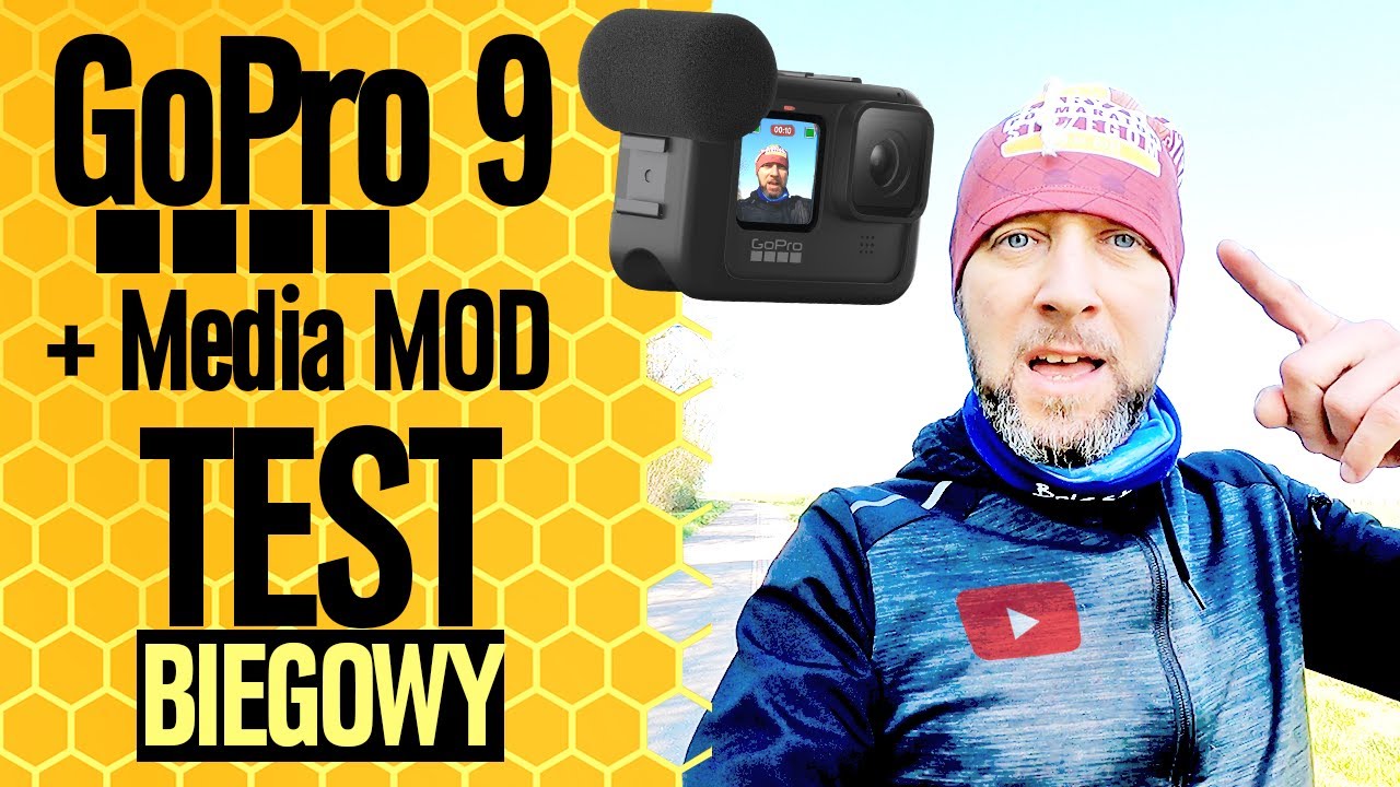 GoPro Hero 9 Black Media Mod w biegu #bieganie