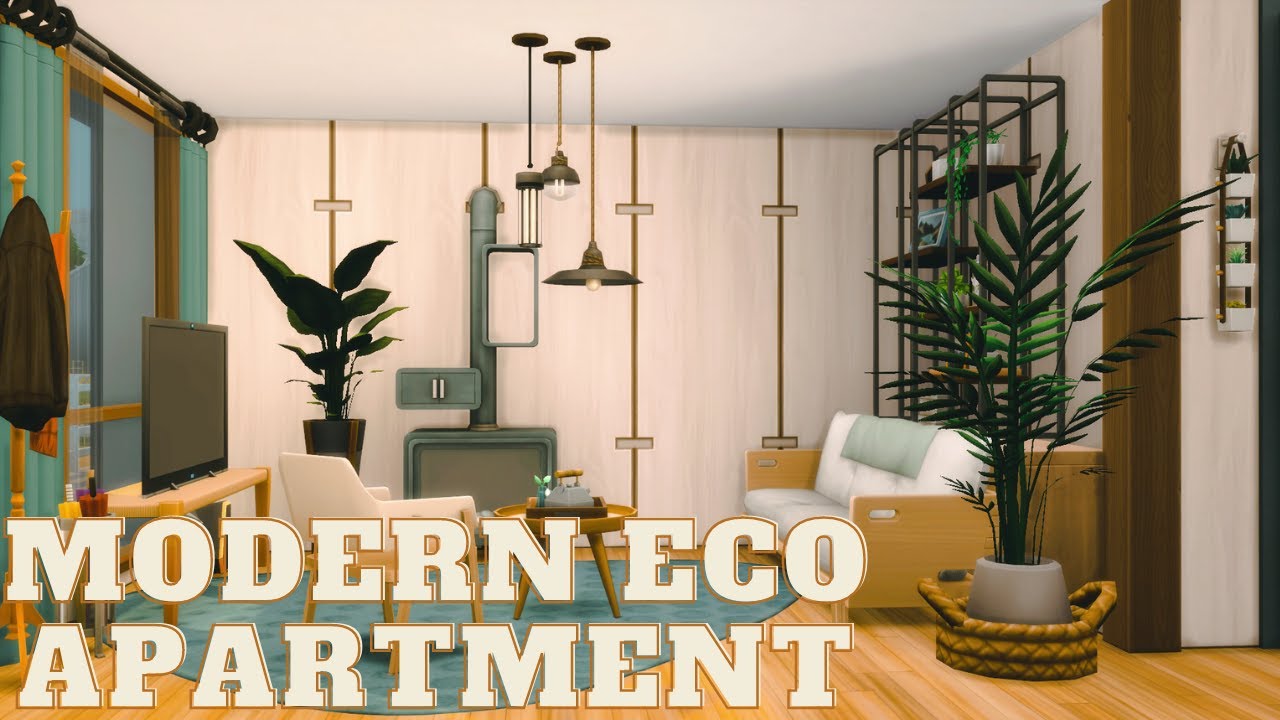 MODERN ECO APARTMENT | THE SIMS 4 STOP MOTION | NO CC - Stonestreet Apartments #3 - Evergreen Harbor