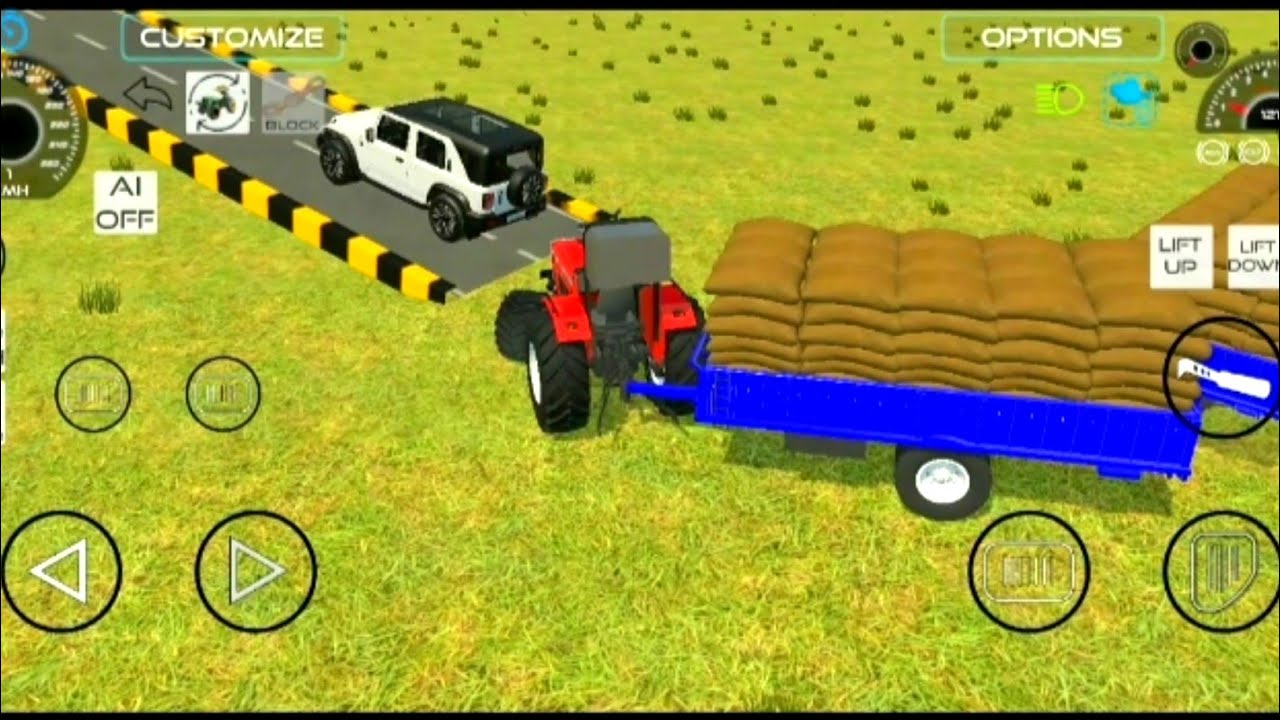 🥶Drive 🚜Tractor  Add Dual - Troli By Stunt Road || 