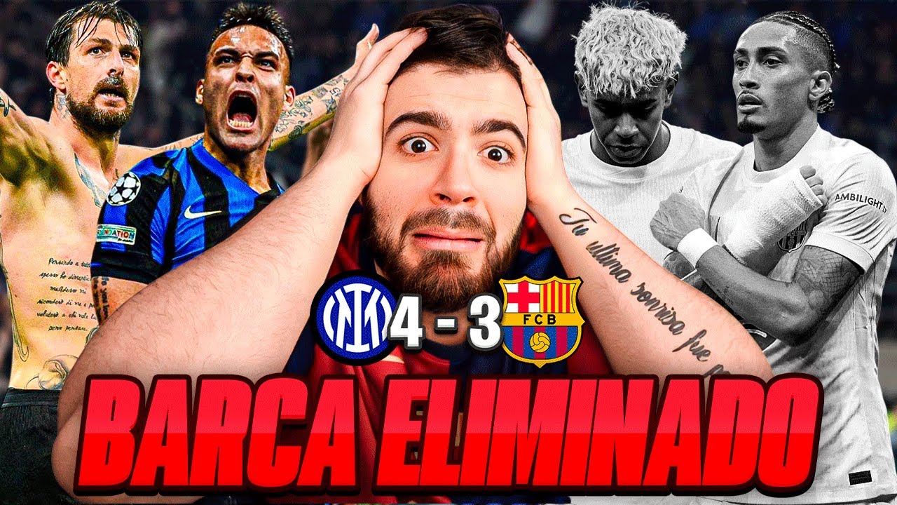 BARCELONA ELIMINADO DE LA CHAMPIONS LEAGUE. MURIÓ EL SUEÑO DE LA SEXTA.