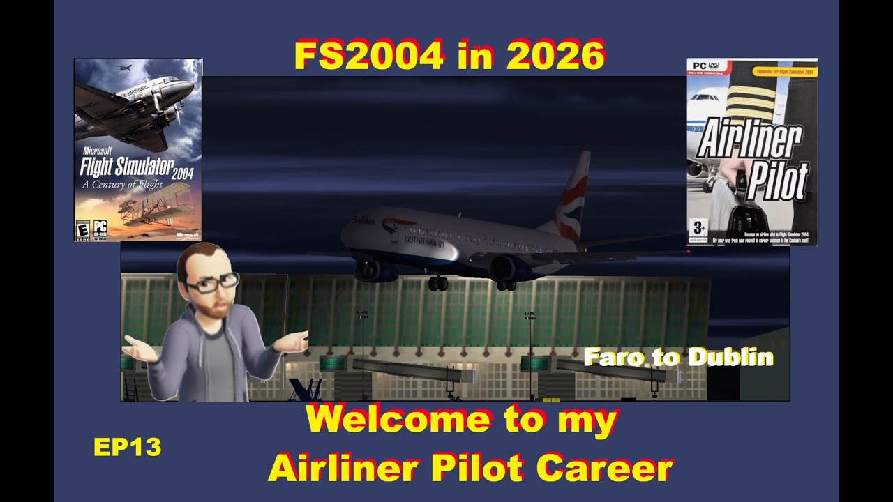 MSFS / FS2004 in 2026 Faro to Dublin / #flightsimulator   /#msfs2024  /#msfs