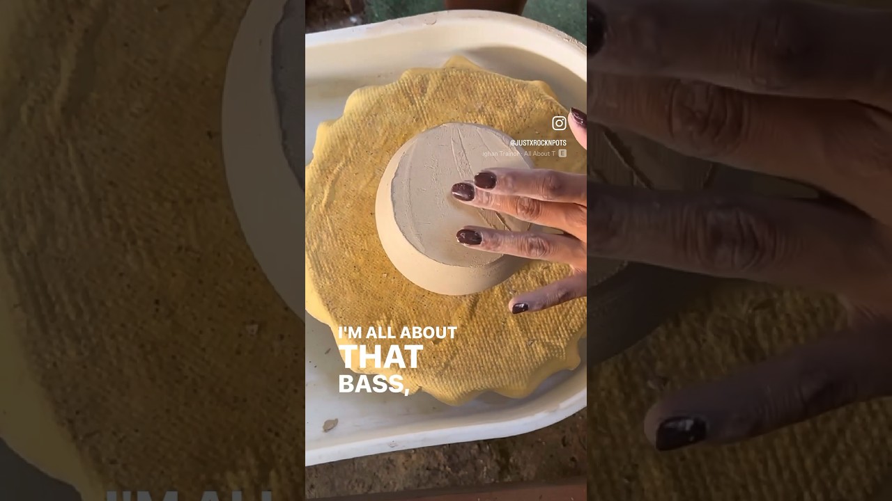 All about Trimming my pots to those Bass #artistlife #ceramics #creativejourney #creativeprocess
