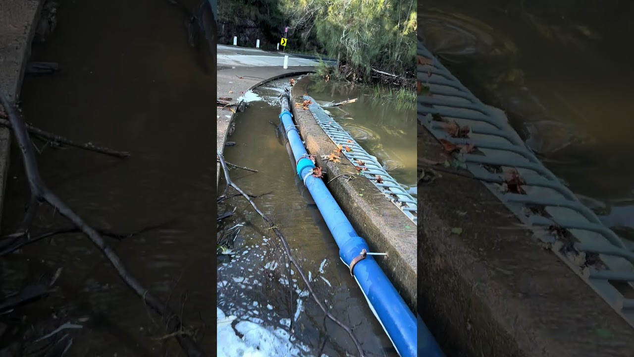 Audley Weir  Flooding 14th May 2024 8am