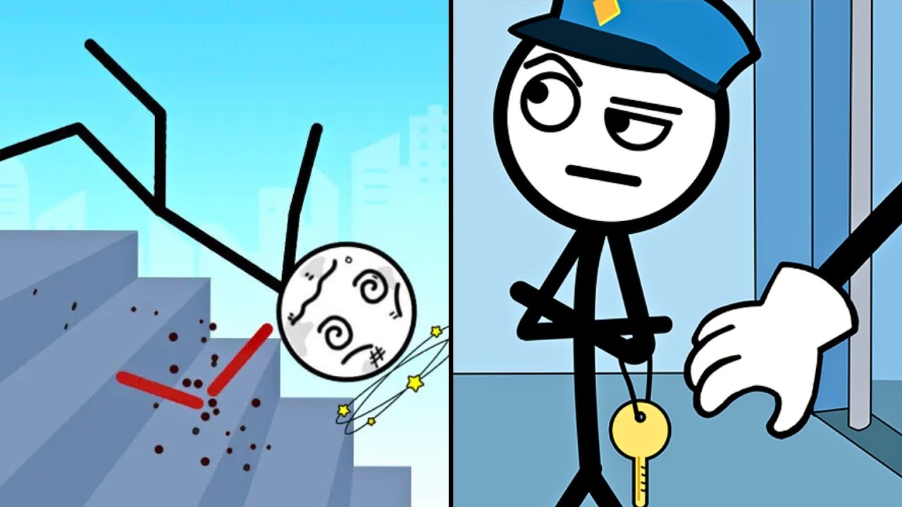 Ragdoll Break: Kick Loser vs Thief Puzzle: to pass a level — Satisfying ASMR Gameplay All Levels