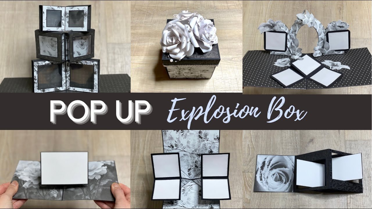 Explosion Box || Wedding / Anniversary / Valentine‘s Box || Pop-Up Card Ideas