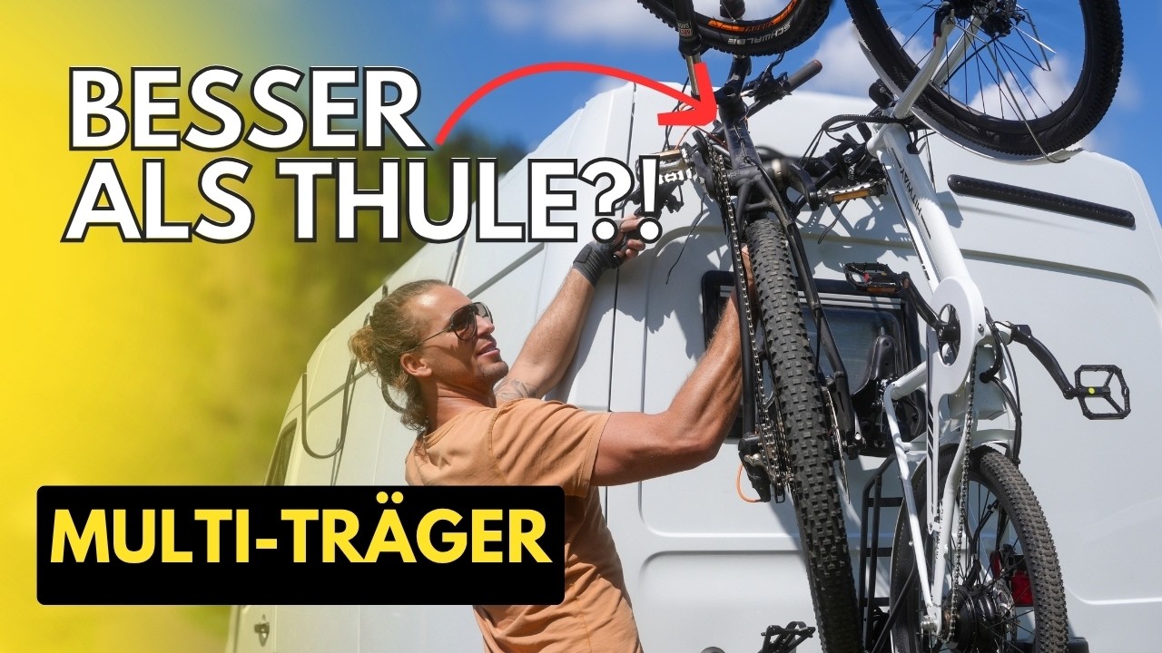 PushRack Fahrradträger für Camper 🚐 | Die beste Thule-Alternative im Test & Montage-Anleitung