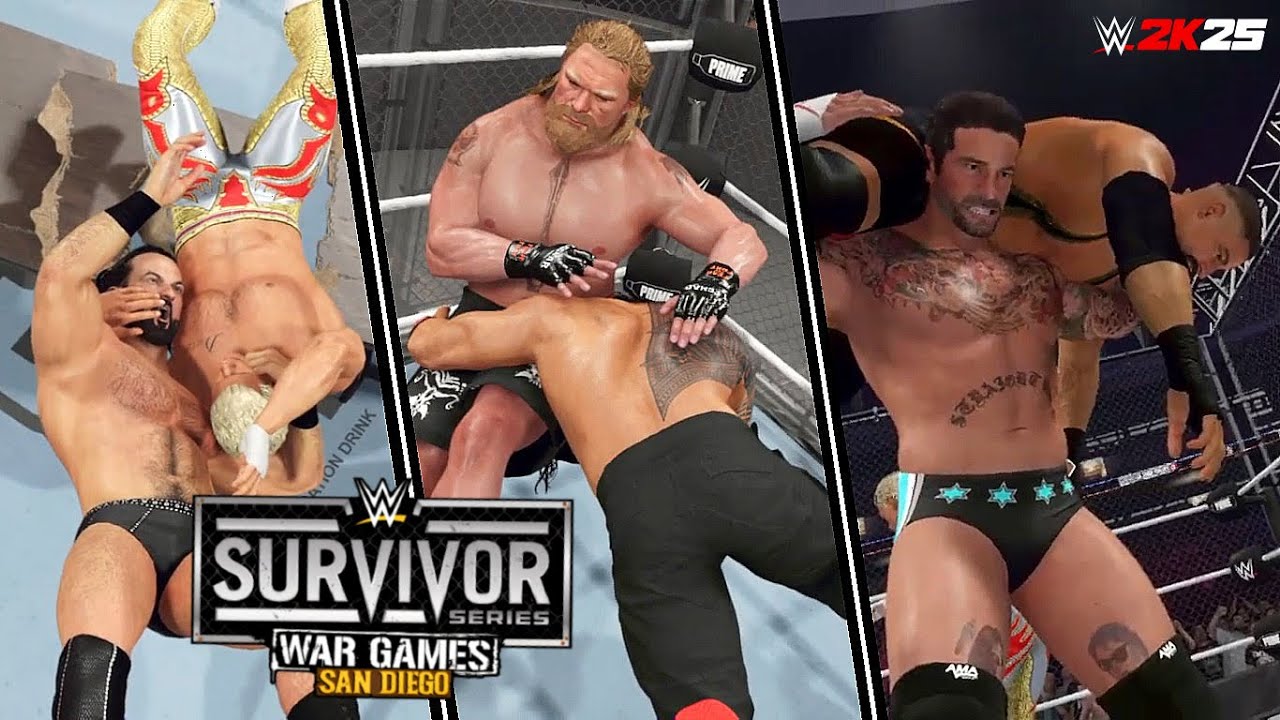 WWE 2K25: Men's WarGames match | Survivor Series 2025 Prediction Highlights!