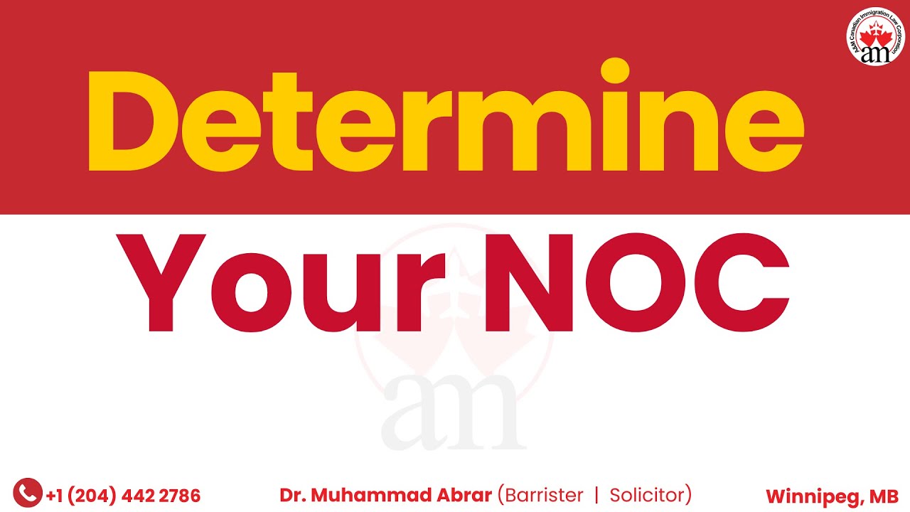 How to determine your NOC