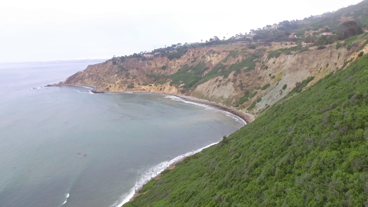 Drone footage over Palos Verdes Coastline