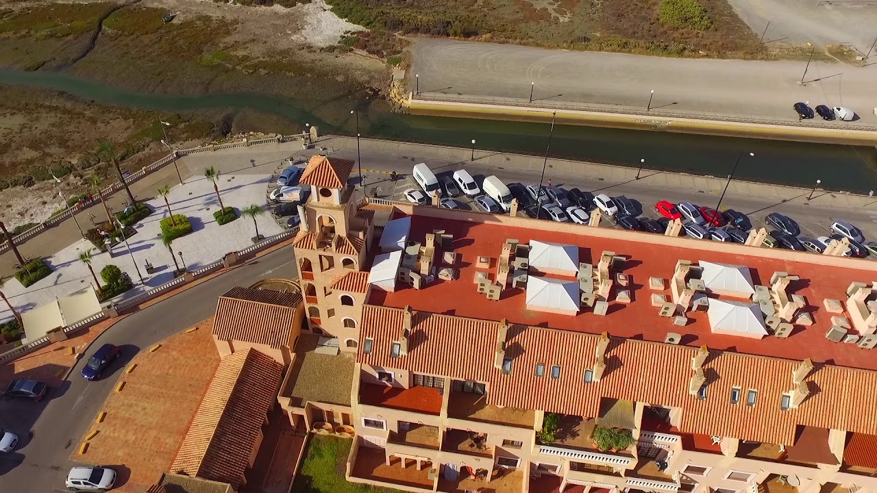 Cadiz, vista aerea drone
