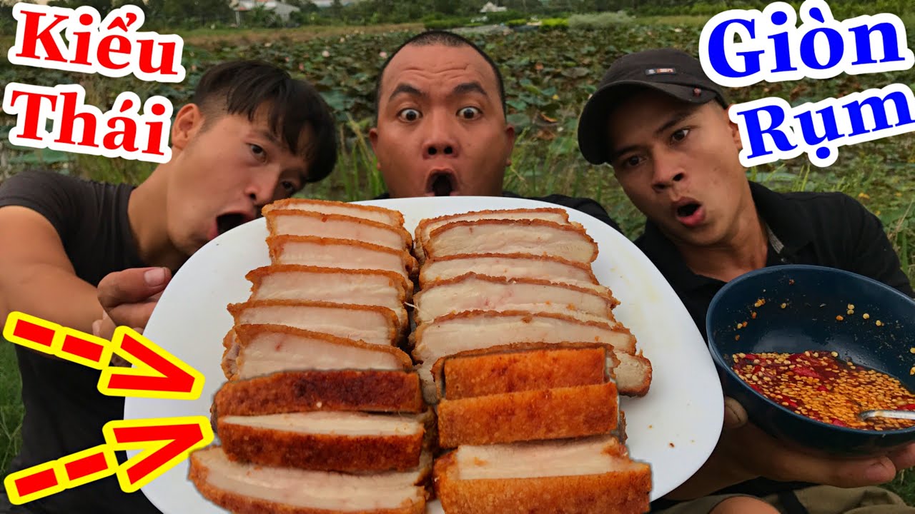 TXTV - Thánh Xàm làm thử Thịt Lợn Chiên kiểu Thái Giòn Rụm ngon và lạ khiến ai cũng phải thèm