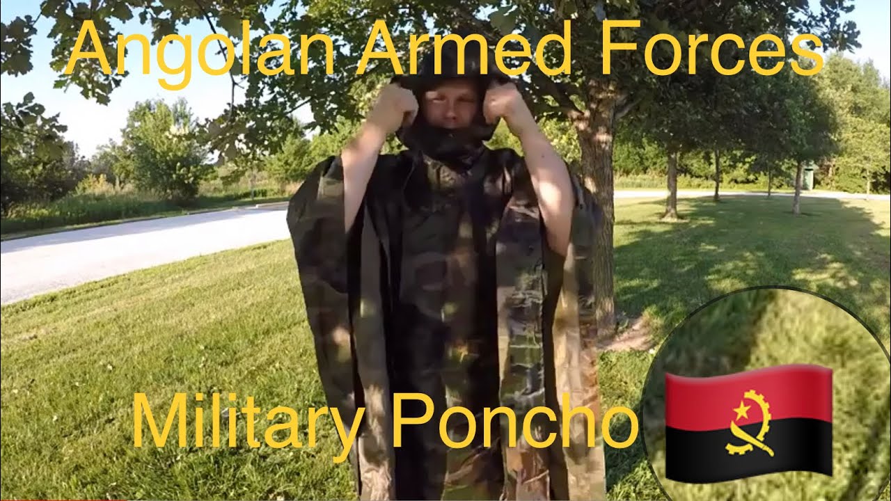 Angolan military poncho shelter