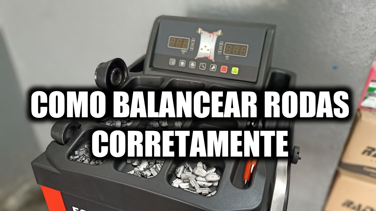 Como balancear a roda do seu carro corretamente. Balanceadora FG1100